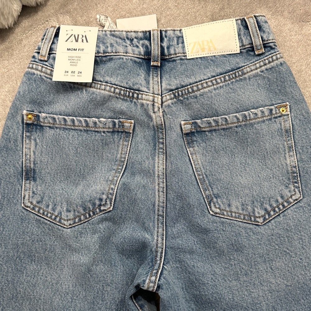 Zara Light Blue Denim Jeans